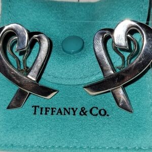 Tiffany & Co. XL Paloma Picasso Loving Heart Earrings